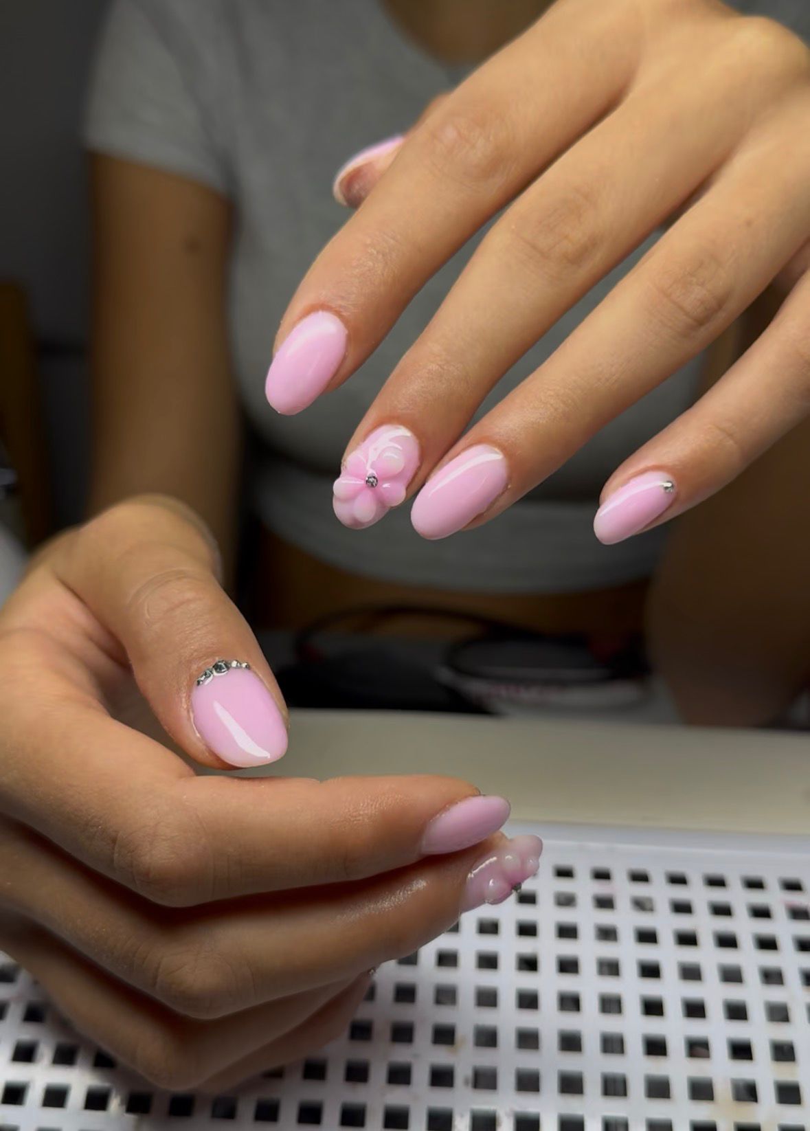 Floral Artistry nail design 2